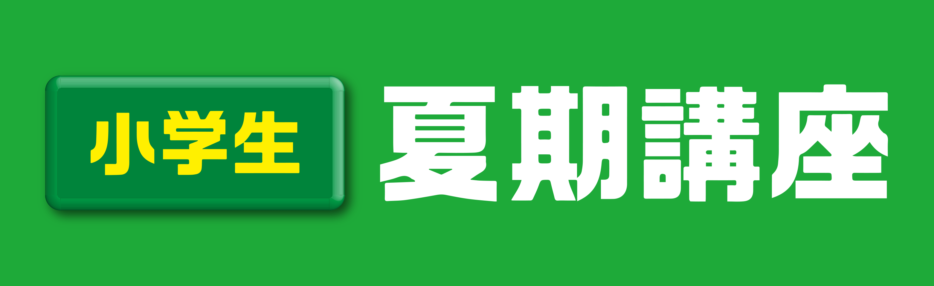 小学生夏期講座