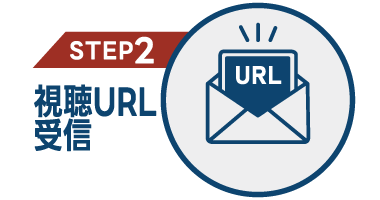【STEP2】視聴URL受信