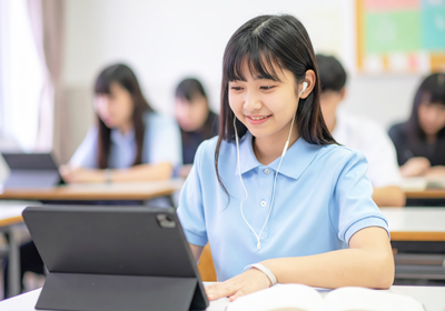 映像授業の様子