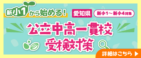 公立中高一貫校受検対策