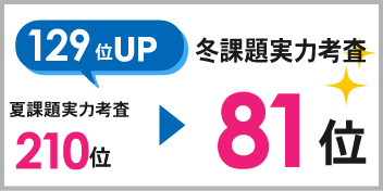 西春校_3学期課題実力考査結果