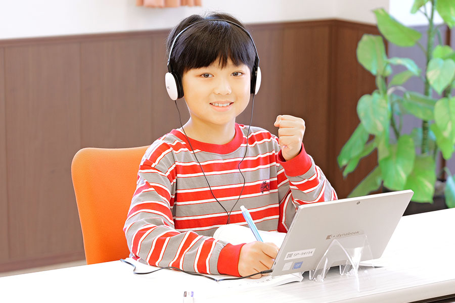 映像授業受講の様子