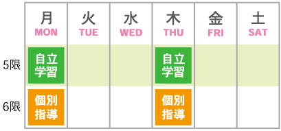 通塾例_時間割表